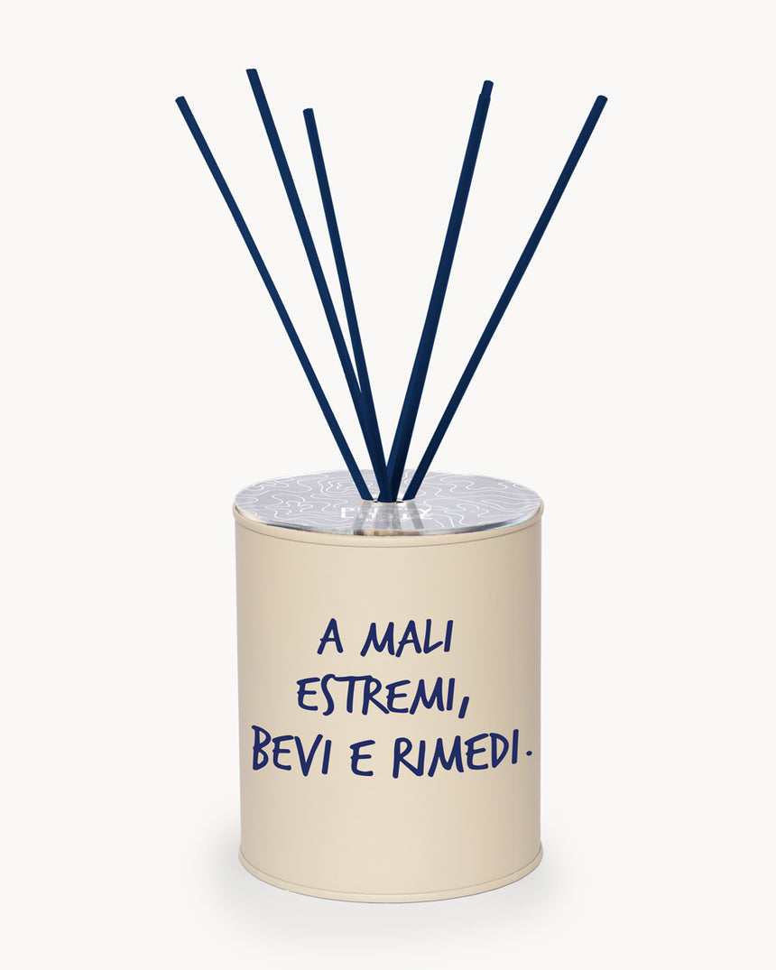 Air Freshener - "In Extreme Ills, Drink and Remedies" - Beige