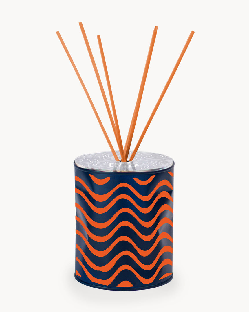 Air Freshener - "Waves" - Navy / Orange