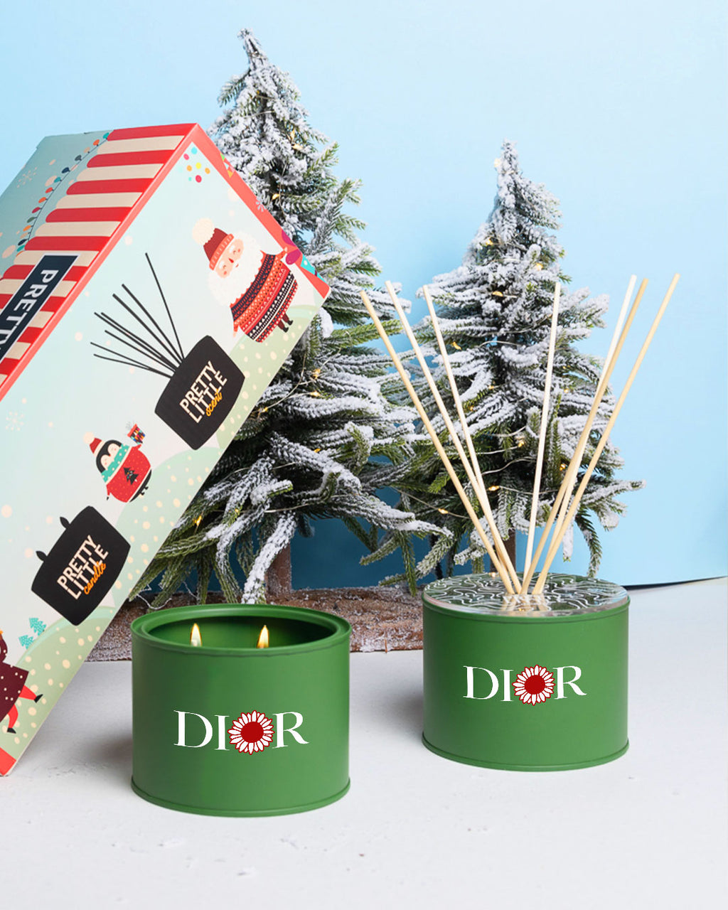 Christmas Edition Green - “Flower Red”