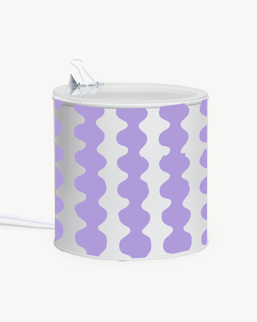 Lamp - "DNA" - White / Purple