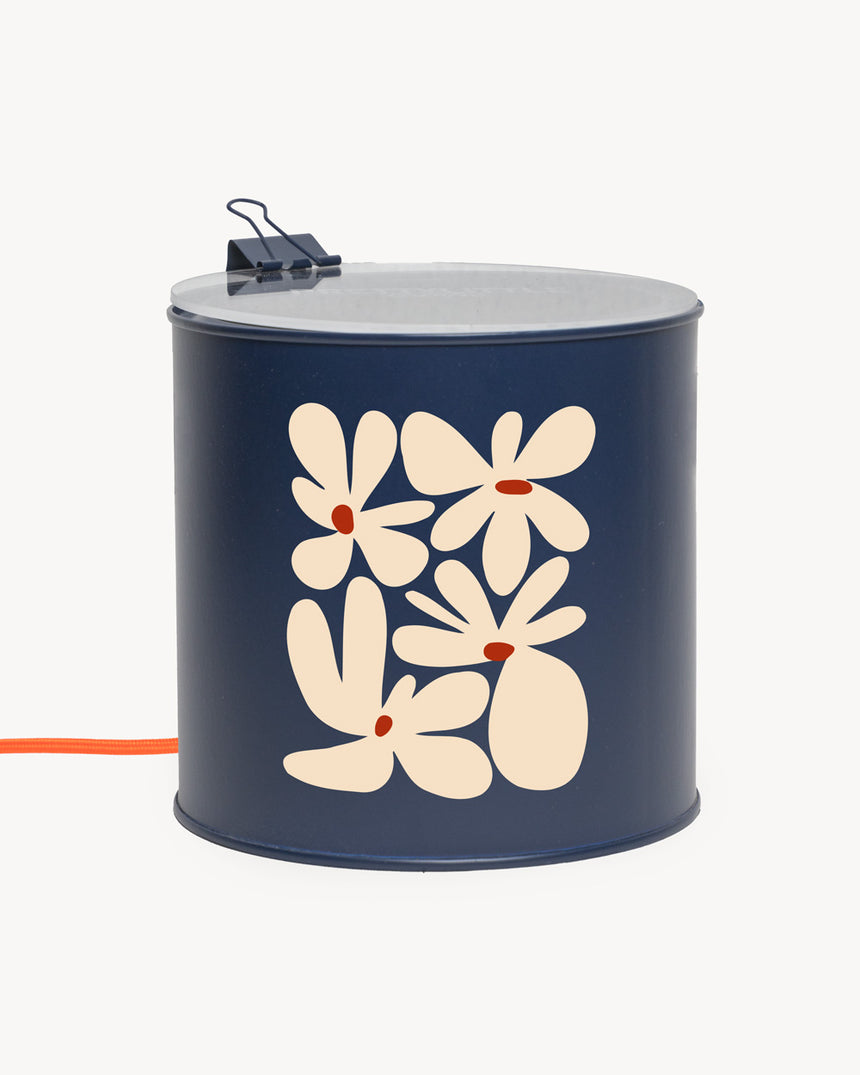 Lamp - "Flowers" - Navy