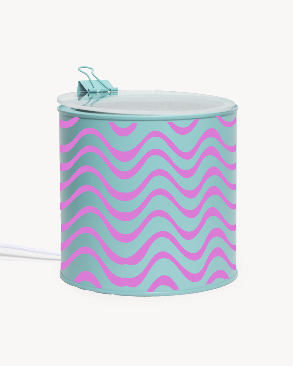 Lamp - “Waves” - Tiffany / Pink