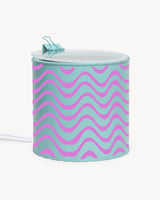 Lamp - “Waves” - Tiffany / Pink