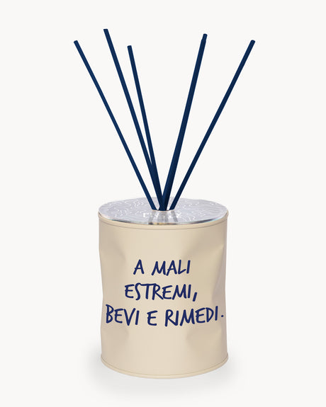 Air Freshener - "In Extreme Ills, Drink and Remedies" - Beige