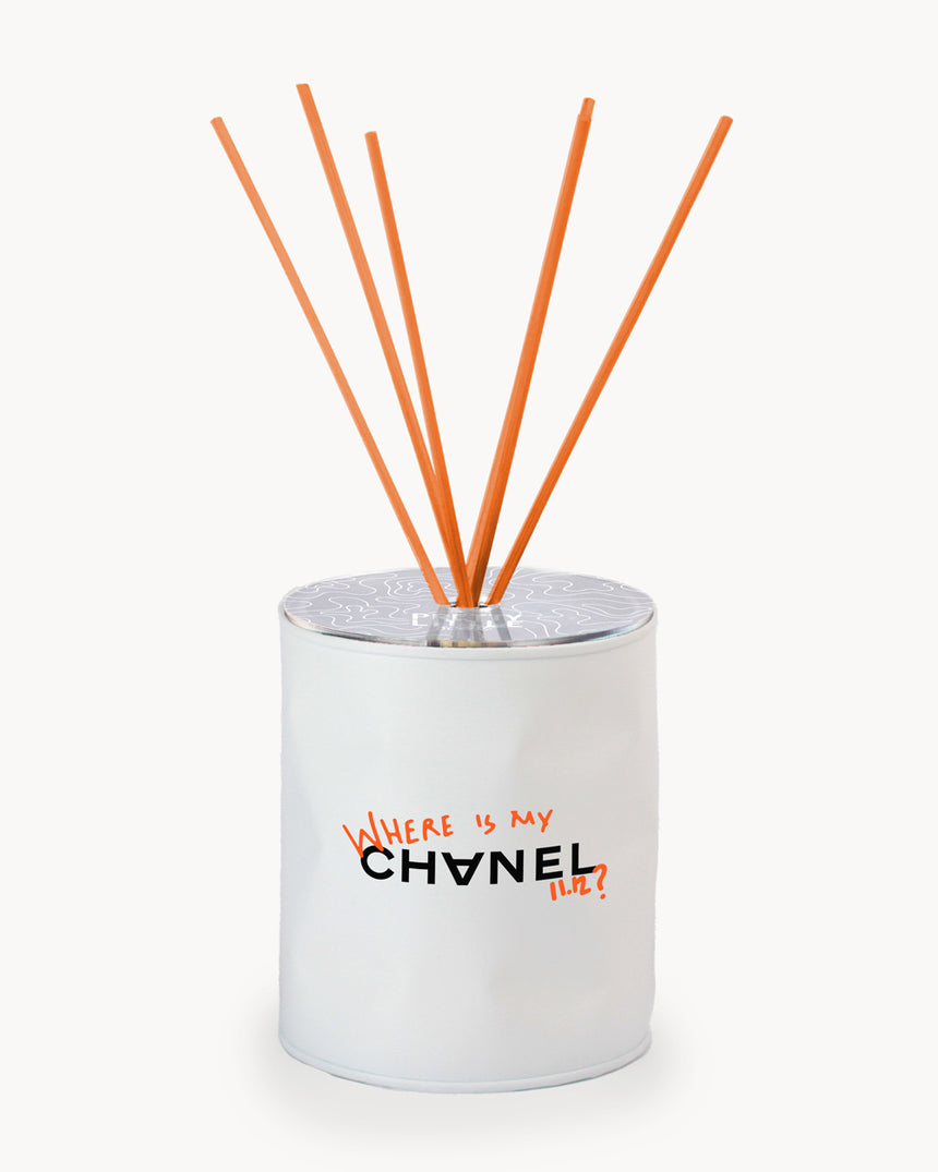 Air Freshener - "Where is my CC?" - White / Orange