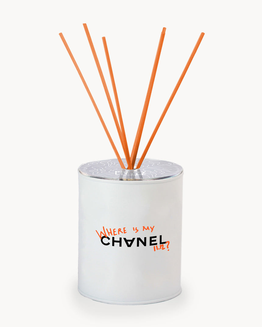 Air Freshener - "Where is my CC?" - White / Orange