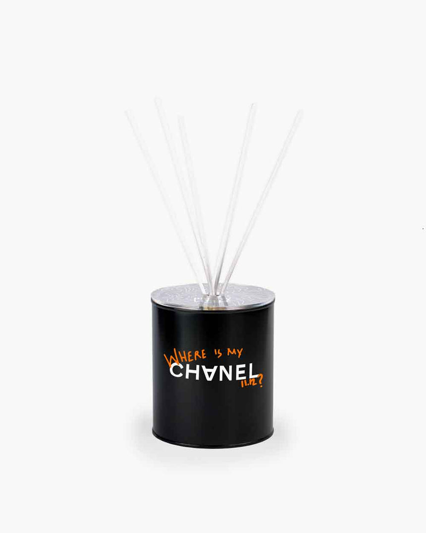 Mini Air Freshener - "Where is my CC?" Black/Orange