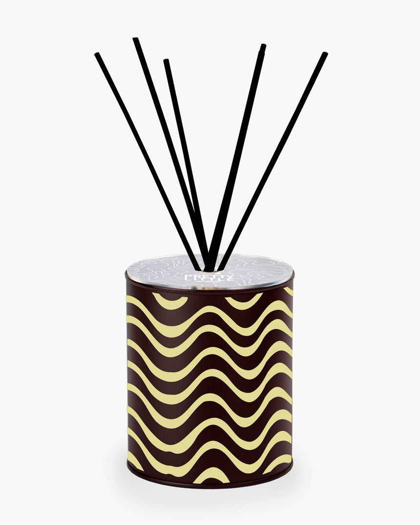 Air Freshener - "Waves" - Brown / Gold