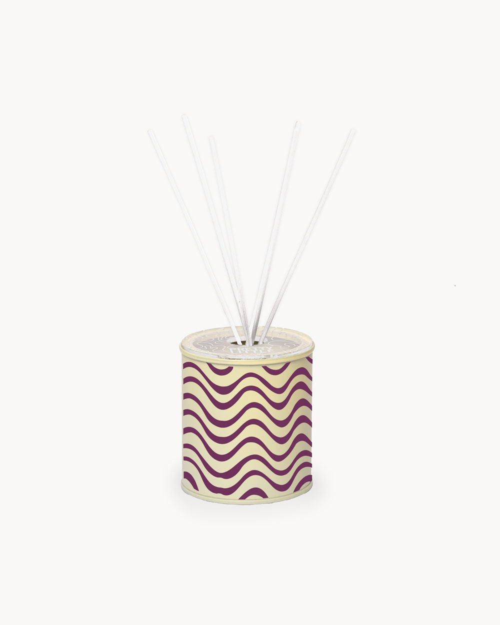 Mini Air Freshener - "Waves" Lime/Purple