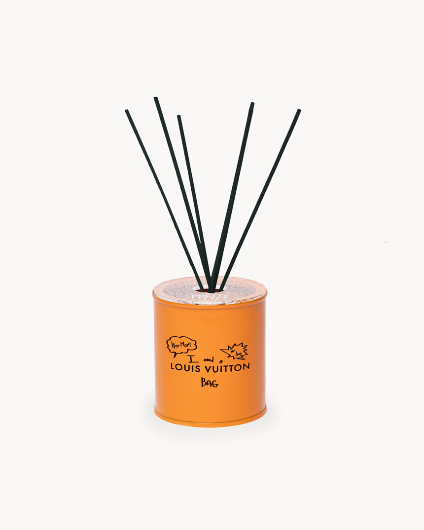 Mini Air Freshener - "Louis Mom" ​​Orange