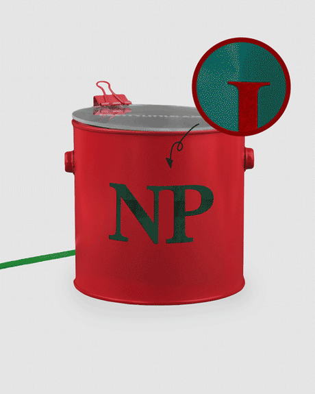 Lamp with Velvet text